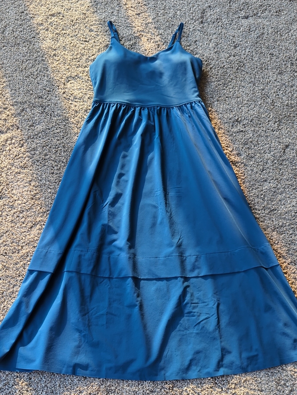 Athleta Elation Hybrid Midi Dress - Lapis Blue S